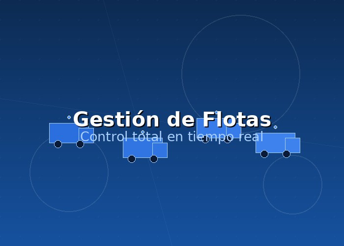 Flota de vehículos comerciales monitoreada